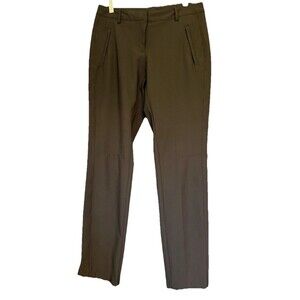 Slazenger Golf Pants Women Size 6 Black Hydro Dri Tapered Tech Stretch EUC